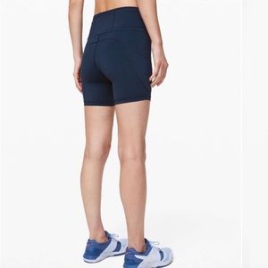 Lululemon Fast and Free 6” Short in True Navy